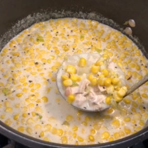 Low-Fat Comfort Chicken and Corn Chowder